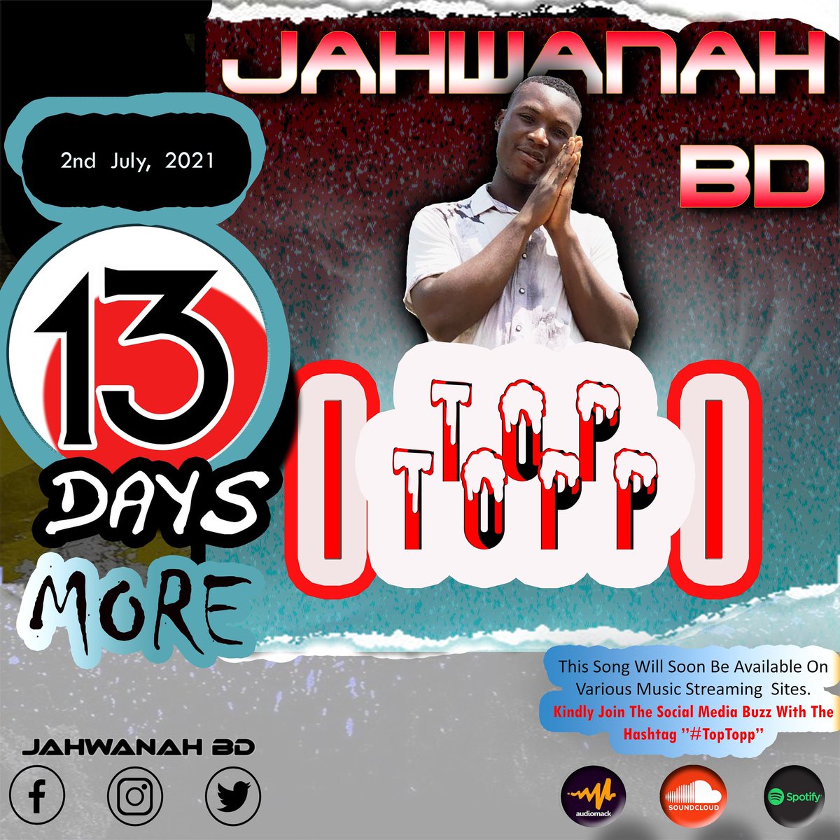 Jahwanahbd's tweet photo. 13 Days More π₯π₯π₯
Kindly Subscribe To My Youtube Channel With The Link Below.
#BussDem #Anyweh #TopTopp πππ
https://t.co/wO3mNrMaiz https://t.co/PgkCl2Zkvm