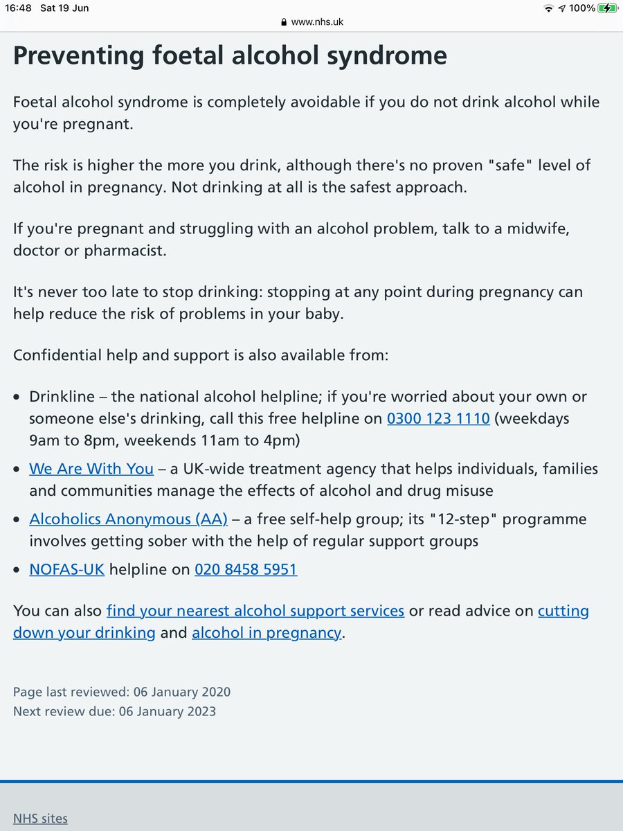 cpnStarkiller's tweet image. I understand why you think that. However there are problems with getting a #RandomisedControlTrial into the effects of alcohol in and before pregnancy.