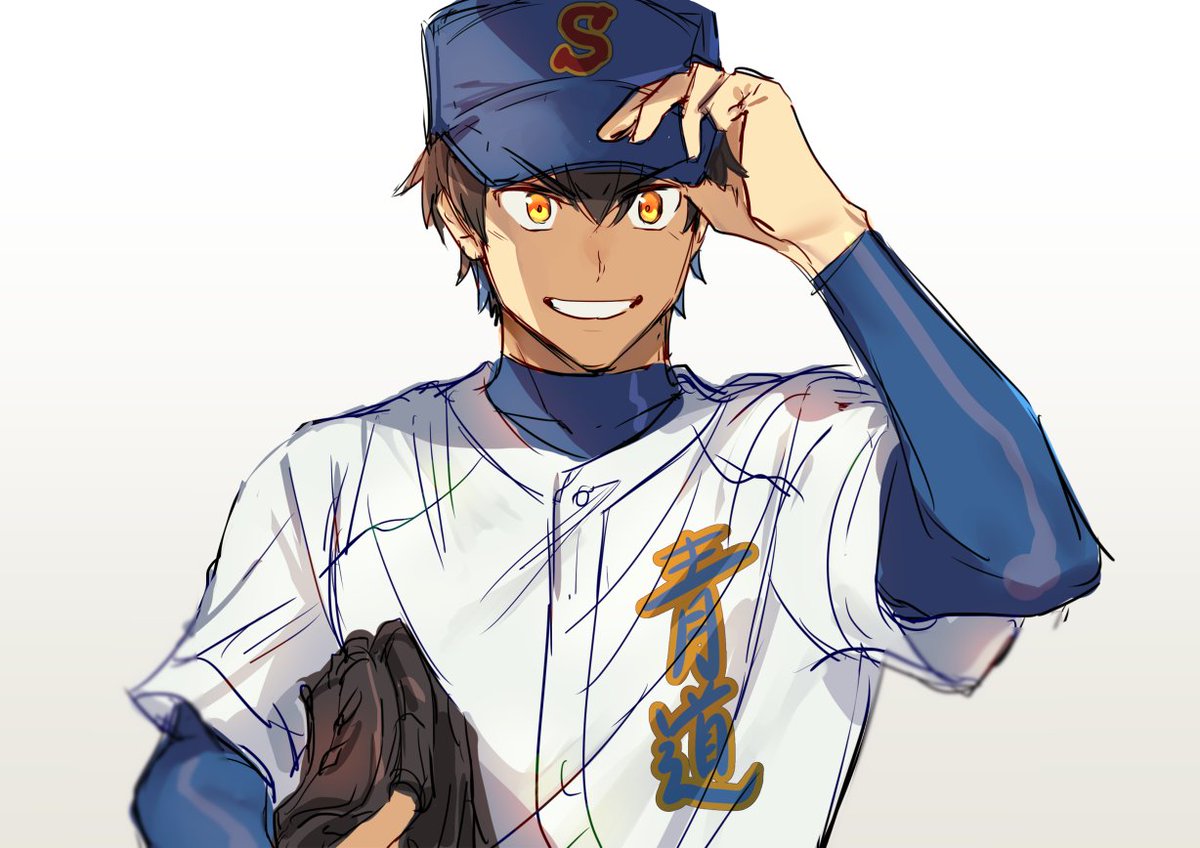 male focus 1boy hat sportswear solo baseball uniform baseball cap  illustration images