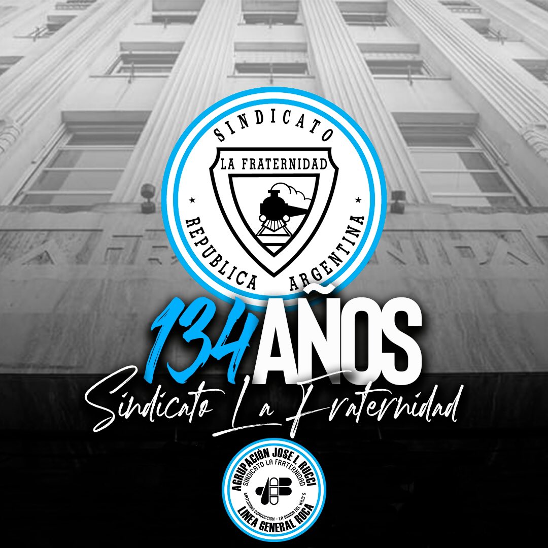 RucciLineaRoca's tweet photo. Feliz 134 Aniversario @FraternidadArg 

Link de nota Completa : https://t.co/UhczWbcAsC

@JulioSosaFrate @CappelloSosa @Notitrans @rielesnoticias @JFPeronista2009 https://t.co/xH49d82UKn