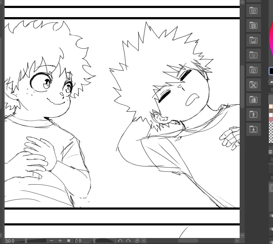 I keep working on it ✨
I draw more babys Decchan and more characters
( ' ∀ `)ノ～ ♡

I hope to finish soon and that u all like this little comic book (',,•ω•,,)♡ https://t.co/EqcmfhulEg 