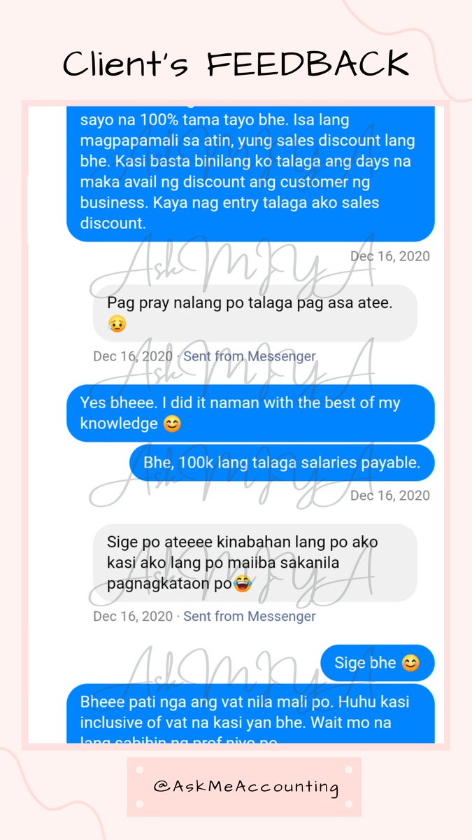 AskMeAccounting's tweet image. Feedback 010-21 🍀

Perfect 💯
#accountingcycle #specialjournals #vat
#askmeaccountingfeedbacks
#AskMIYA