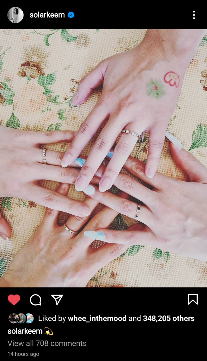 solarkeem_bot's tweet photo. [📱] 2021.06.19

mo_onbyul, whee_inthemood, _mariahwasa 인스타그램 👍🏻🥰

🔗https://t.co/FyKxtG1LbA

#솔라 #SOLAR
@RBW_MAMAMOO https://t.co/nTui1CnlfL