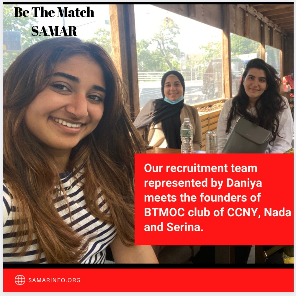 Be The Match/SAMAR wants to welcome these amazing students and applaud them on their efforts of helping to save lives by opening a Be The Match campus at CCNY. Looking forward to working with CCNY to help register donors! Text “CCNY” to 61474 to register. #CCNY #SAMAR #bethematch