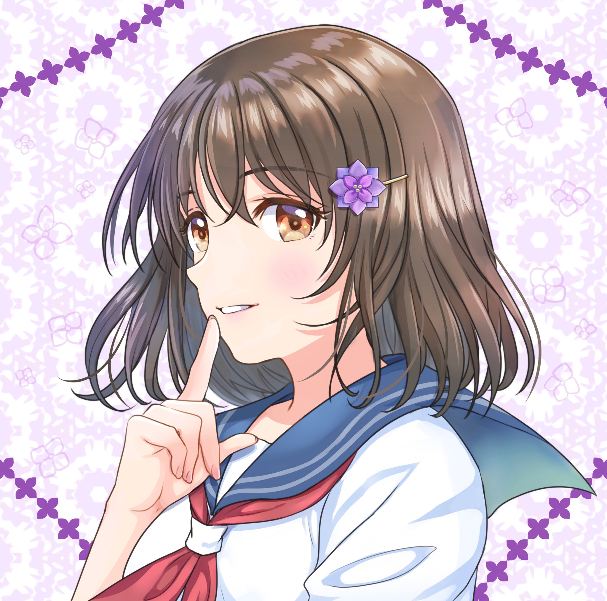 紘ひらり 療養中 あじさいヘアピン イラスト好きな人と繋がりたい 絵描きさんと繋がりたい 紫陽花 6月 女の子 イラスト T Co Le3yztmtrc Twitter