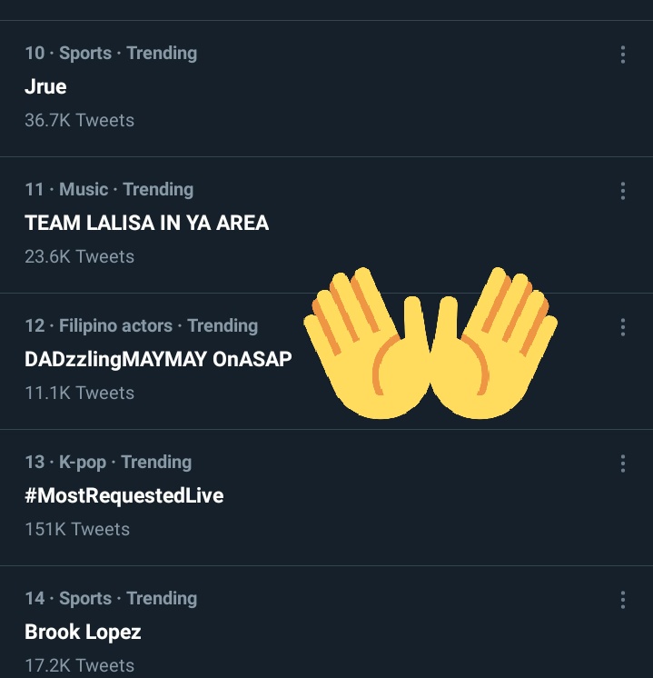 MarydaleAngel's tweet photo. Higher fanmily!!!

DADzzlingMAYMAY OnASAP
#MaymayEntrata 
@maymayentrata07 https://t.co/9bcQTxfOUP