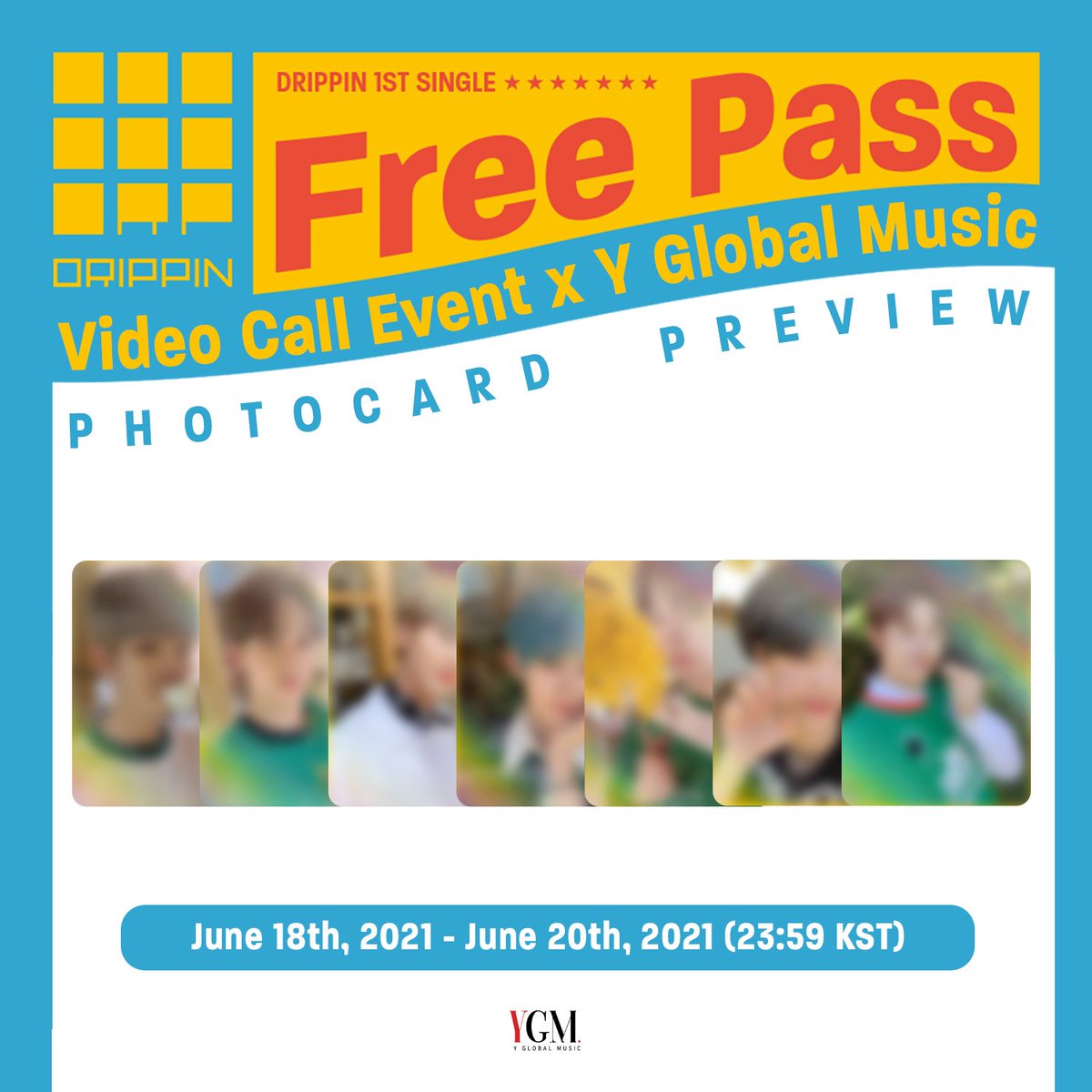 𝘿𝙍𝙄𝙋𝙋𝙄𝙉 1st Single Album [Free Pass]
Video Call Event x Y Global Music

[PREVIEW] Hologram photocard 🌈

TH : bit.ly/3xueRH5
GLOBAL : bit.ly/3gDjeu2
한국몰 : bit.ly/2TMuefG

#DRIPPIN #드리핀