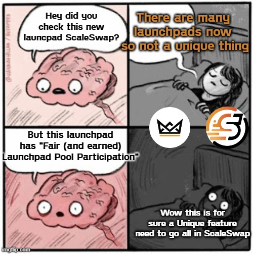 dhoni75164's tweet photo. @dci_crypto @Scaleswapio All the features mainly these 2 Unique features makes @Scaleswapio stand out from other Launchpads :) Here are my meme entries :)
#SCAChallenge #DCI https://t.co/AdYwRJaRCw