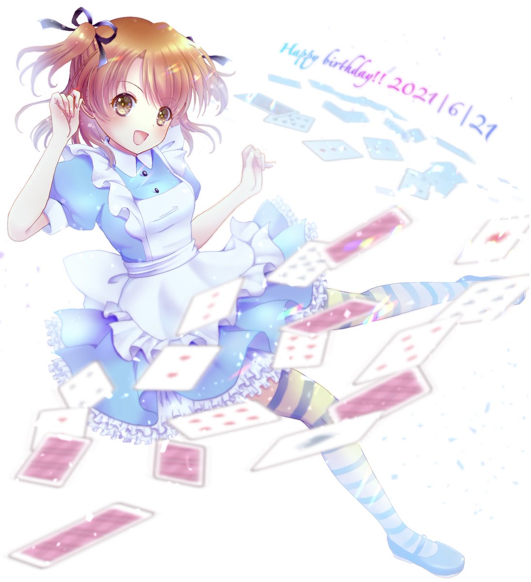 「四葉ちゃんhappy birthday!!好奇心旺盛な英国少女#シスプリ#シスプ」|水羽(みずは)のイラスト