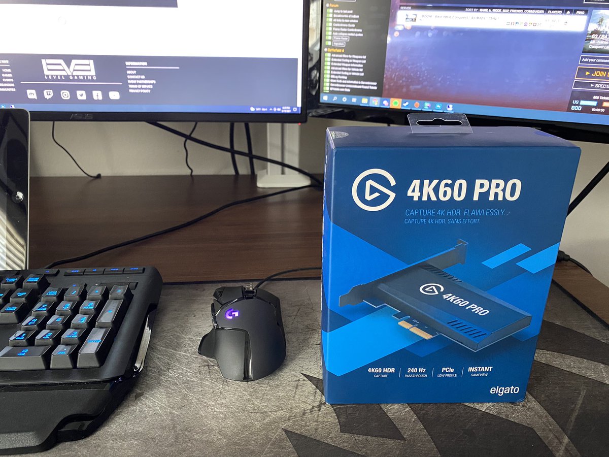 Thanks <a href="/Tayl0r_Ward/">Taylor Ward</a> for helping me pick this out! 

First capture card and looking forward to seeing the power of <a href="/elgato/">Elgato</a>