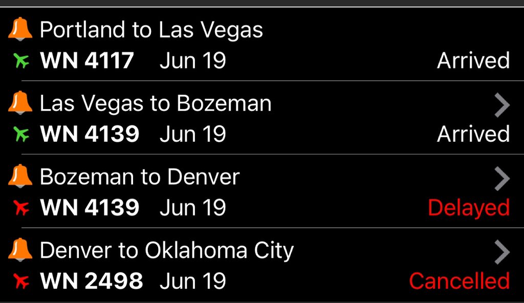 It’s almost like I would have been home by now if they hadn’t put me on an entirety different route than I booked. <a href="/southwestair/">Southwest Airlines</a> is terrible and I sincerely apologize to @greyhoundbusservices for calling Southwest “Greyhound of the Sky” as that was an unfair insult to Greyhound.