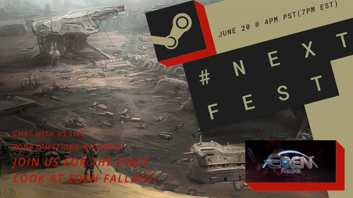 EdenFalling's tweet photo. Didn't make it to today's stream? Don't worry, we got you covered! Join us tomorrow for another chance to chat with our devs live! #edenfalling #indiegame #steam https://t.co/05AsY3mxB5