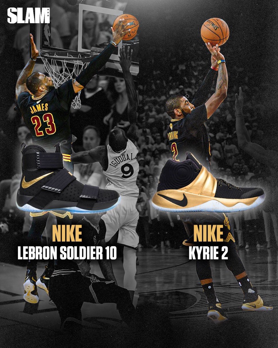 ロッカーズ Nbaファンライフ ５年前歴史的な勝利をしたcavsのレブロンとカイリーが履いていたバッシュ 二つともユニと合っててめっちゃかっこいい みんなはどっちが好き Nbaプレイオフ レブロン カイリー T Co Xkkuvnbday Twitter
