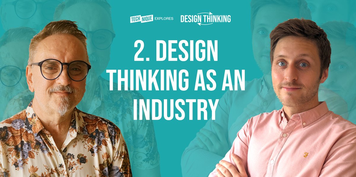 TECHniqueUK's tweet photo. Episode 2 of our series on #DesignThinking is out today!

@dickyadams and @samueljfry ask how where does it work best and what do practitioners think of it as an industry? 

Listen and subscribe on iTunes, here: https://t.co/G79qfjm7Fj #userexperience #CustomerExperience https://t.co/aPWZ8lYBnV