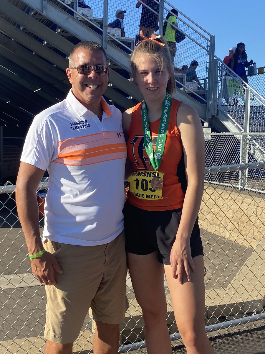 hartsky1's tweet photo. End of an era. So proud of my daughter Sophia achieving All State honors at State Track in the HJ. Love ya Soph. https://t.co/qtZyz0vJlL