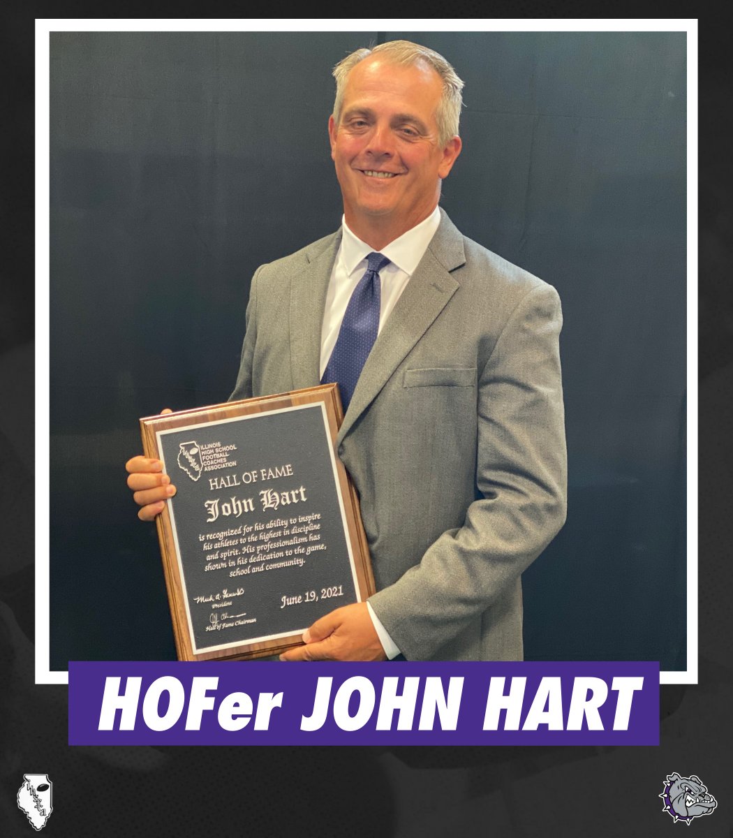 🐐. 

Congratulations to <a href="/BHSdogsfootball/">BHS Football</a> head coach John Hart on his induction to the <a href="/IHSFCA1/">IHSFCA</a> Hall of Fame. 

#BulldogTough