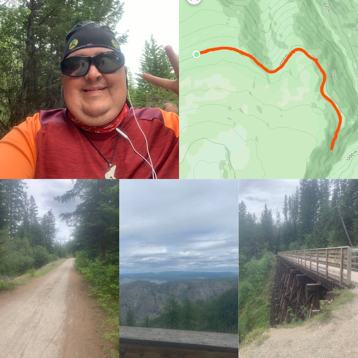 bluepink8488's tweet photo. Day #149 Afternoon Myra Canyon Trestles Kelowna Is 3,000 feet (910 Metres) Below This Point Also Today Day#13 Virtual Torch Run From June 7 to 20 #VirtualBCLETR @BCLETR @sobcsociety #SOBCChallengeGames #Region2 https://t.co/1cHYgFIM8q