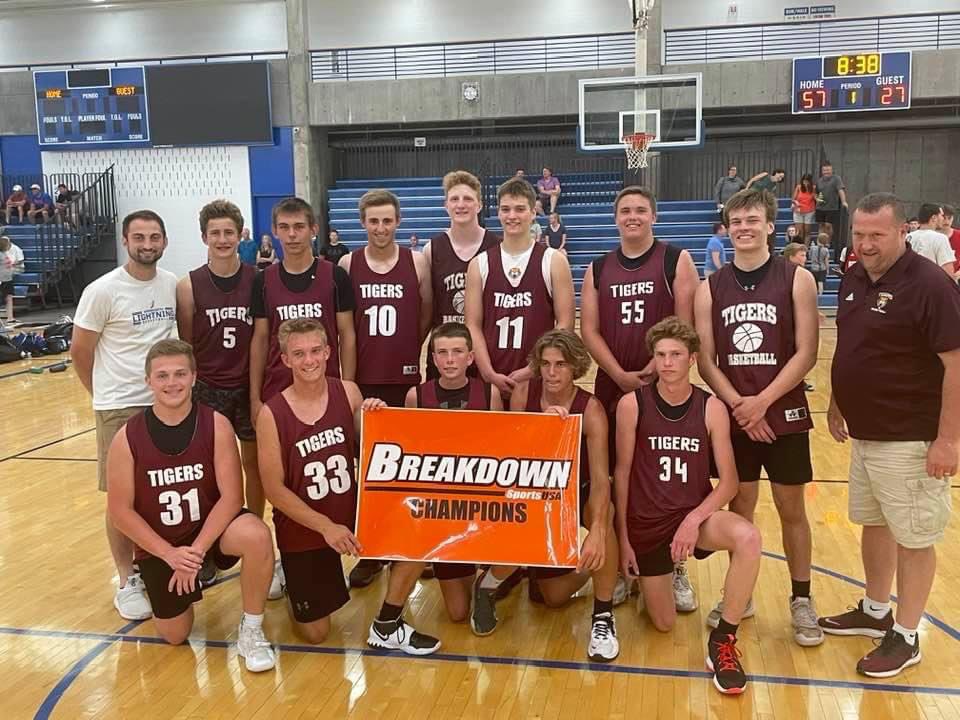 We had a great weekend in Hopkins as a program! Our JV team went 2-2, and our varsity boys took home the championship with a 3-0 record on the weekend. Unselfish play lead to great team wins. #GoTigers #BreakdownChamps