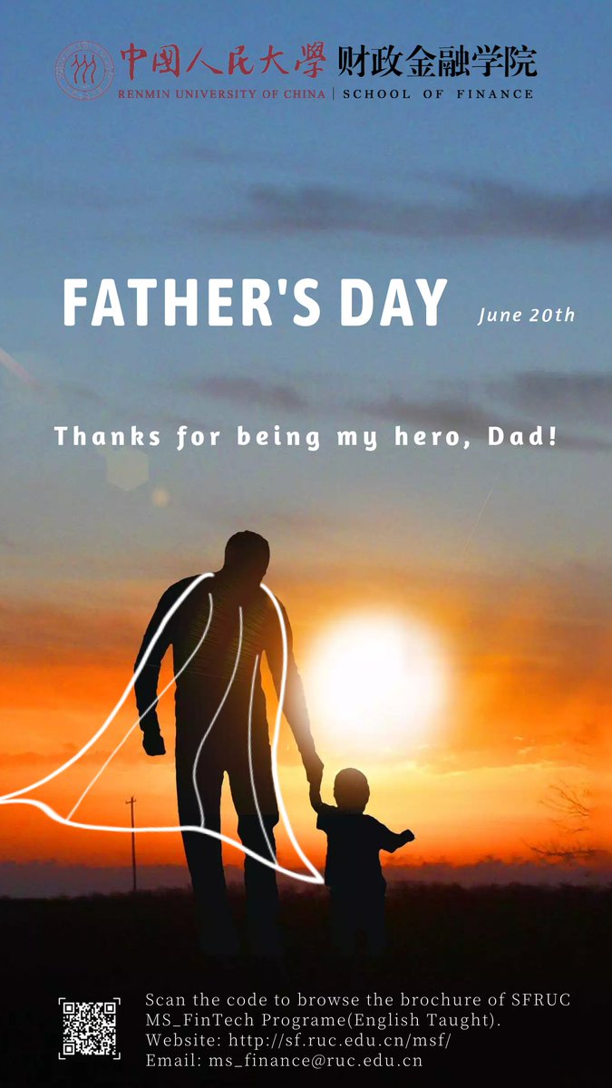 It's Father's Day! Pay a visit or make a phone call to your dad and tell him you love him!
#father #love #family #finance #ruc #fintech