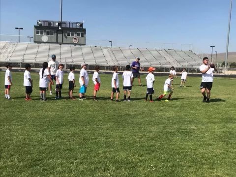 jeffguthrie19's tweet photo. Awesome camp today! Thank you to everyone who made this possible! Can’t wait to do it again next year! https://t.co/A19mUS5UFe