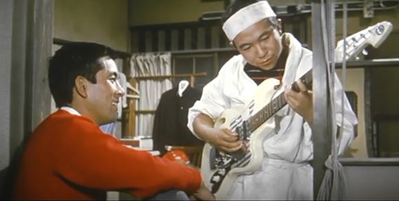 寺内タケシさんの訃報。 映画「エレキの若大将」で、蕎麦の出前途中に