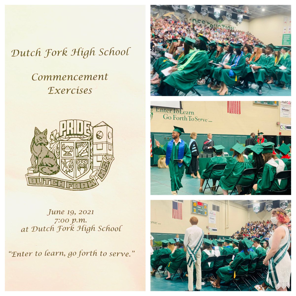 NathanBallentin's tweet photo. Congratulations @dutchforkhigh Class of 2021!

2020 Palmetto Finest, 2021 SC Secondary Principal of the Year Gerald Gary, 2021 Superintendent of the Year Christina Melton, 5 straight State Championships @dfhsfootball, 4 National Merit Finalists, 25 enlisting in military #PrideIn5 https://t.co/DPHXiaPqQQ