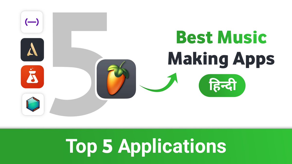thepssaini's tweet photo. Top 5 Best Music Making Apps - Hindi
Video : https://t.co/BbwMC62yJC
Article : https://t.co/D1VE3aLYqW
Featured : @FLStudioMobile @Caustic_3 @BandLab @soundtrap
#musicmakingapps #musicmaker #top5apps #thepssaini #musicapps https://t.co/AD9s0B6B4h