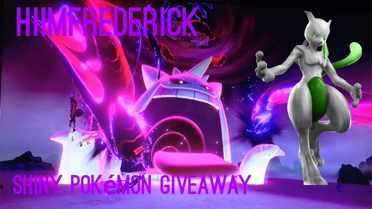 hiimfrederick's tweet photo. "Primetime Shiny Time" Pokémon Sword and Shield Shiny Giveaway live W/ hiimfrederick https://t.co/BNCOgRP2Fb #PokemonSwordandShield #pokemonday #shinytime #shintgiveaway #giveaway #Live #TwitchStreamers #TwitchStreaming #smallstreamer #twitchgaming https://t.co/fM6eu7JxuB
