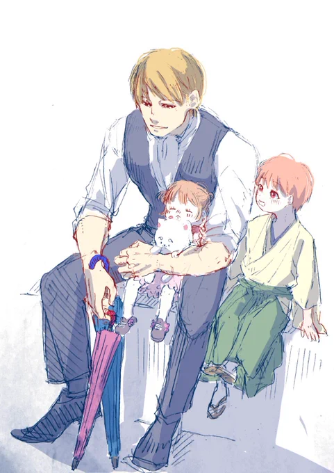 父の日なのでパッパしてる🐶くん
夫婦沖神子供ありちゅーい 