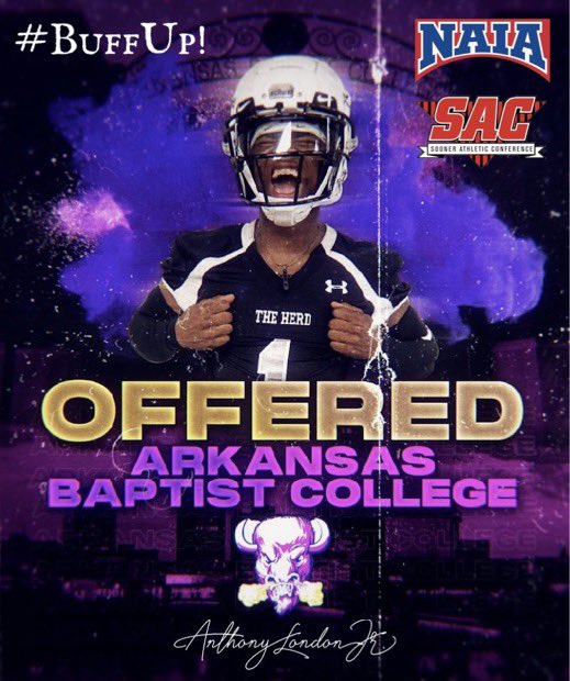 Blessed to receive an offer from Arkansas Baptist College 🟣⚫️<a href="/coachbailey_abc/">Ashdone Bailey</a>