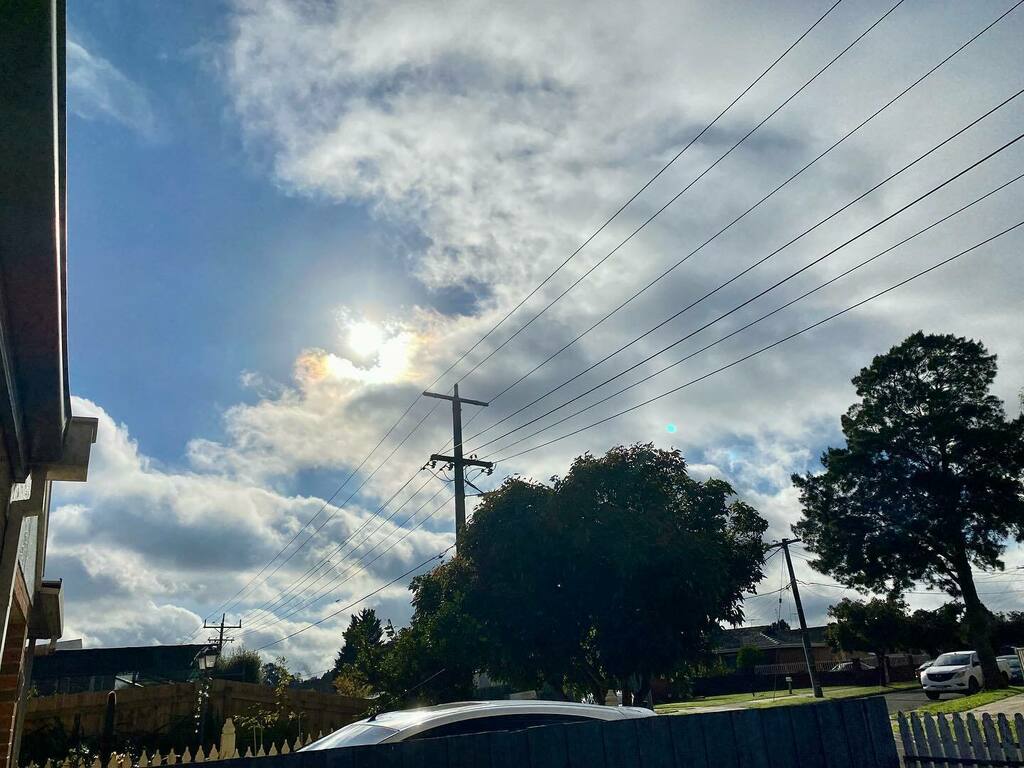 Good morning everyone. 
Have a blessed Sunday. God bless. 🙏 #clouds #sunandclouds #blueskues #bluesky #sundaymorning #sundaypost #blessings #tree #car #rad #shotoniphone #shotoniphone11 #iphone11camera #iphonecamera #nosquares #instapost #instagramco… instagr.am/p/CQUph10lkPJ/