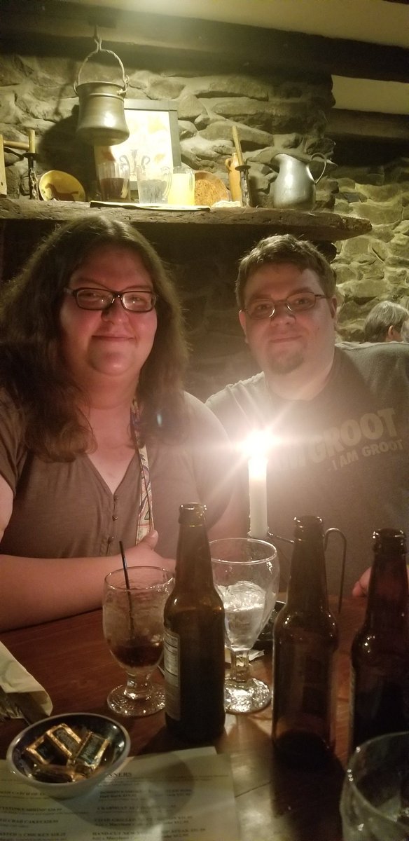 kdweeb1234's tweet photo. Lunch at The Dobbin House Tavern today with @Masterdrale . If you ever visit Gettysburg, ya gotta go here. The atmosphere alone is magical! https://t.co/dY9GZ6C11C