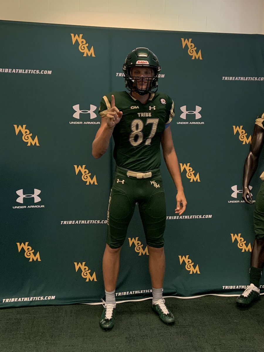 I’m thrilled to receive an offer to play football at The College of William and Mary! #gotribe <a href="/CoachMikeLondon/">Mike London Sr. ⚔️</a> <a href="/CoachChristianT/">Christian Taylor</a> <a href="/Coach_Armstrong/">Jack Armstrong</a> <a href="/WMTribeFootball/">William & Mary Tribe Football</a>
