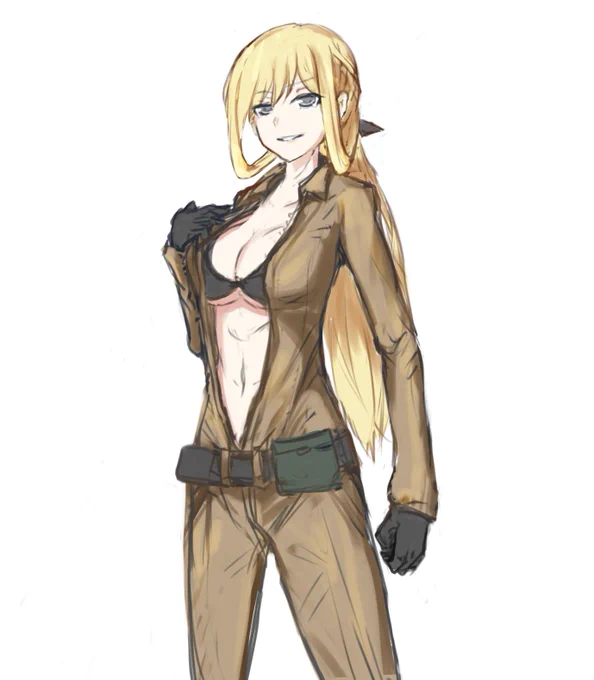 ツナギを纏った天使

MGS3×アリスギア

#アリスギアお絵かき 