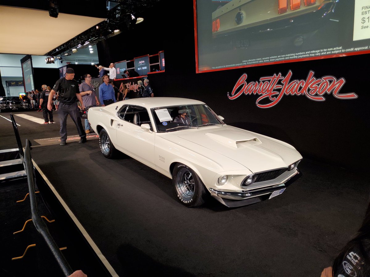 1969 #Boss429 @fordMustang just sold for$195k plus commission <a href="/Barrett_Jackson/">Barrett-Jackson</a> <a href="/FordMustang/">Ford Mustang</a> <a href="/PrinceFredFord/">Prince Frederick Ford</a> <a href="/AboutMustangs/">About Mustangs</a>