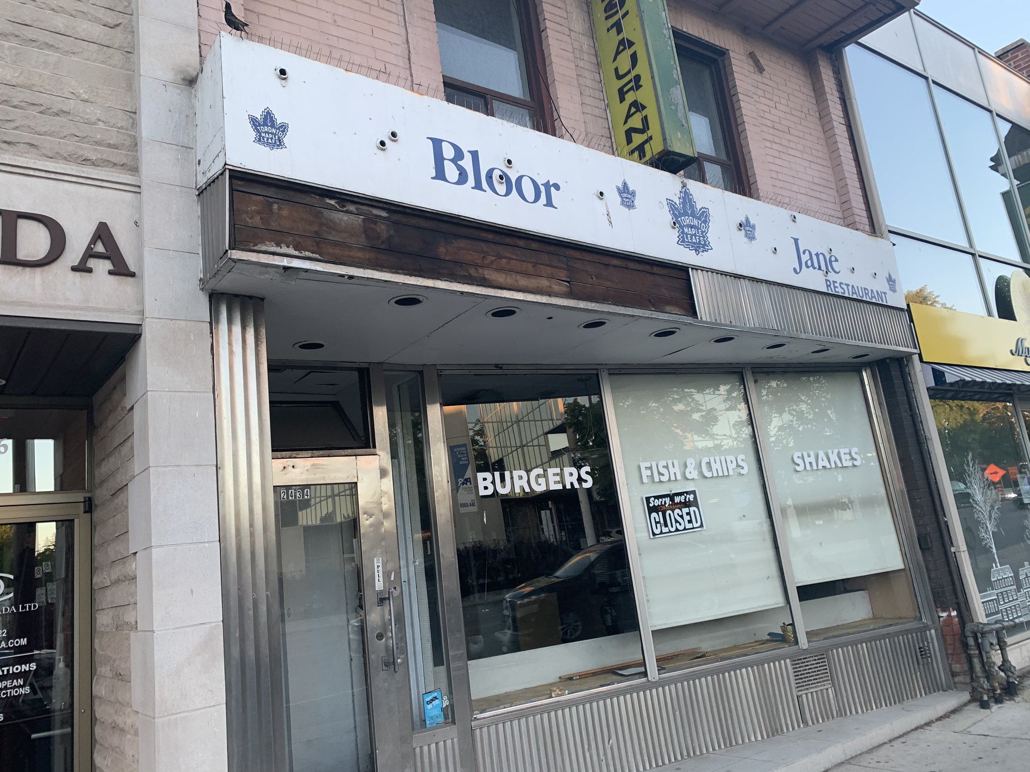 Harrison Lowman Toronto Has Lost Another Institution The Bloor Jane Restaurant A Place Many A Maple Leaf Alum Has Visited A Place That Seriously Knew How To Fry An Egg