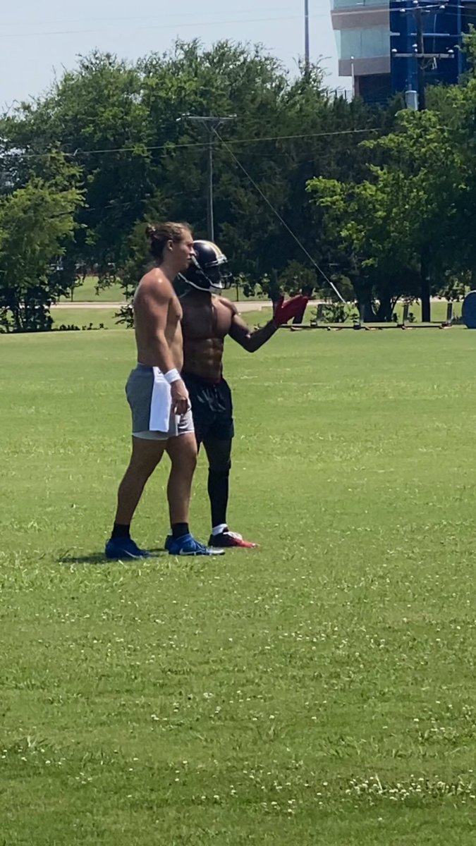 Had a great workout today w my boy Joe from the Cardinals.  Always nice learning from the pros🙌