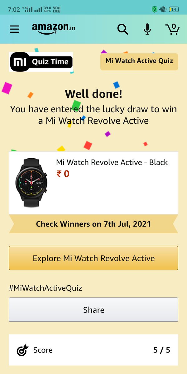 AalomKhan's tweet photo. #WatchfulLiving #MiWatchRevolveActive #AmazonSpecials https://t.co/2oENHrgNW8