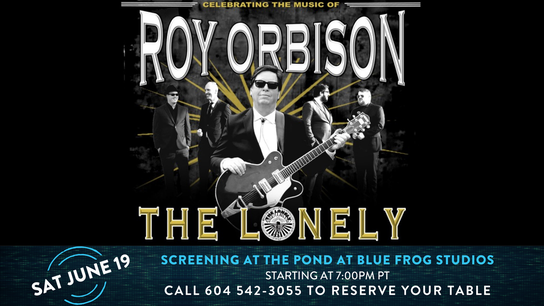 ⭐️TONIGHT - 7PM - PST⭐️ (June 19) We respect and remember Michael Demers. Streaming on Blue Frog TV, his last show from 2019. "The Lonely - A Tribute to Roy Orbison". Virtual ticket at: bluefrogstudios.ca 
#TheLonely #music