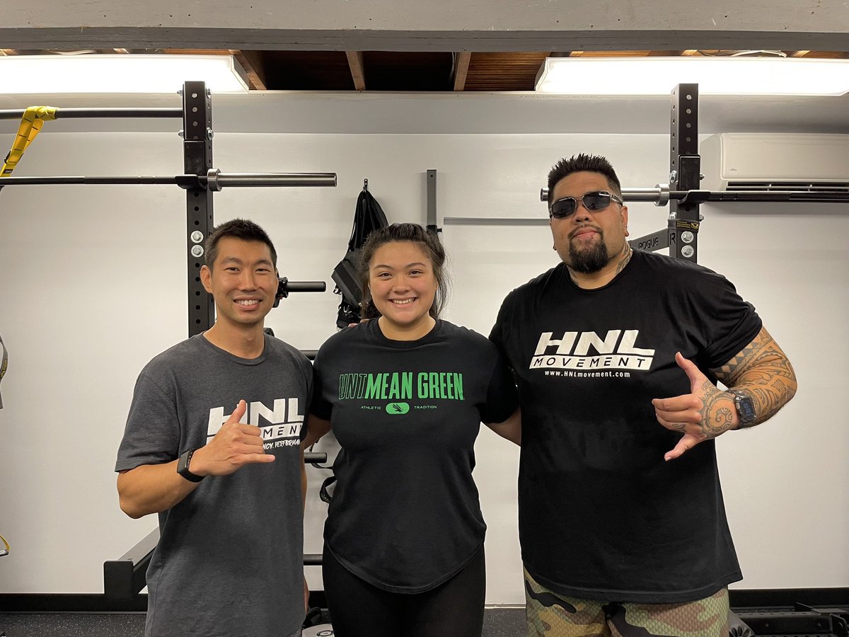 KahaleBeazley's tweet photo. 6 weeks home , 6 weeks of putting in that work! Thank you Coach Andrew @HNLmovement for always taking care @BeazleyKapua she’s heading back to Denton Leaner Meaner &amp; Greener !!! https://t.co/l6zZCXjrdT