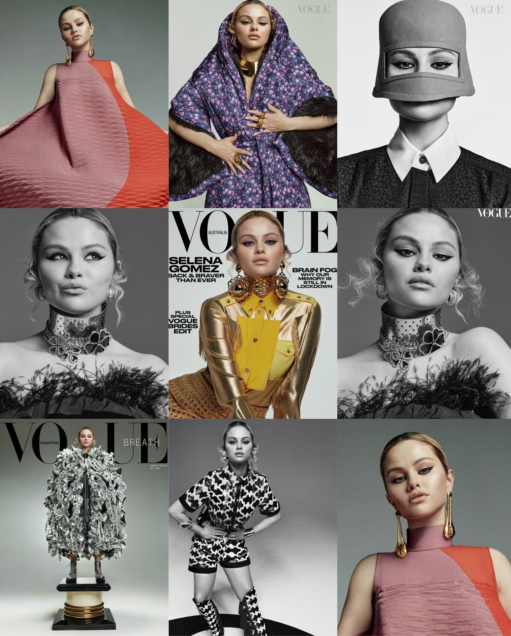 Vogue Singapore July/August 2021 セレーナゴメス Selena Gomez is Vogue Singapore's cover star for the July