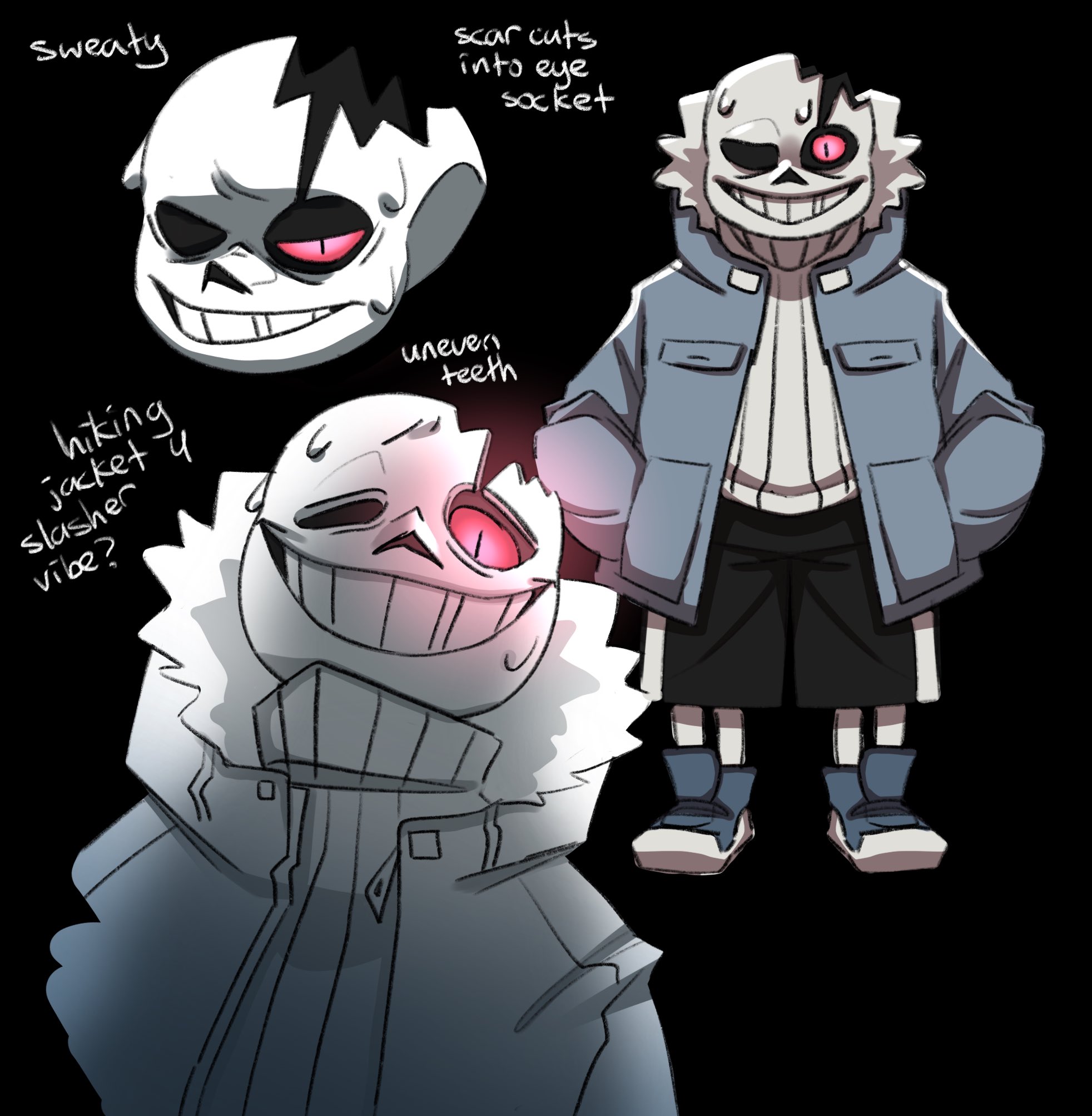 Horror sans  Horror sans, Undertale drawings, Horrortale