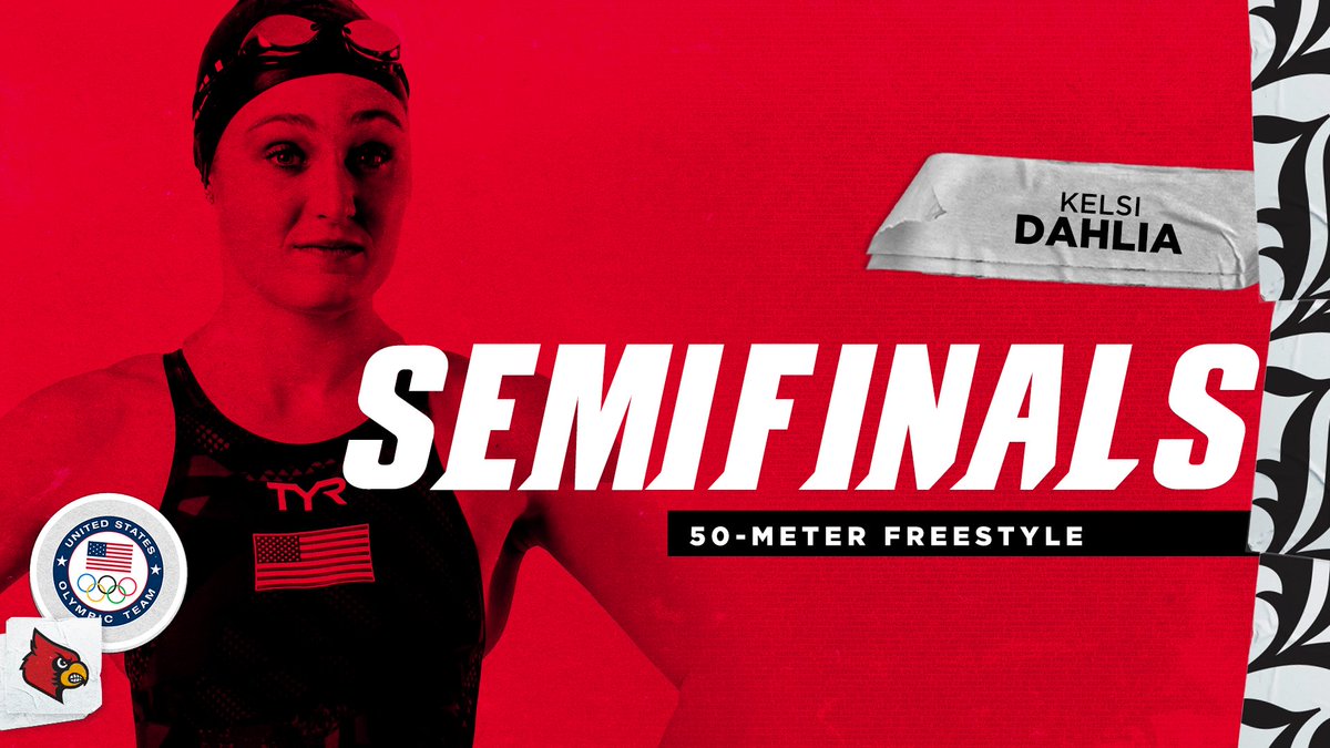 LouisvilleSD's tweet photo. Kelsi Dahlia swims to a 25.11 in the semifinals of the 50M Freestyle at the U.S. Olympic Trials in Omaha. ❤️🤍💙
#CardinalSpeed x #SwimTrials21 https://t.co/lFQbWr8vdX