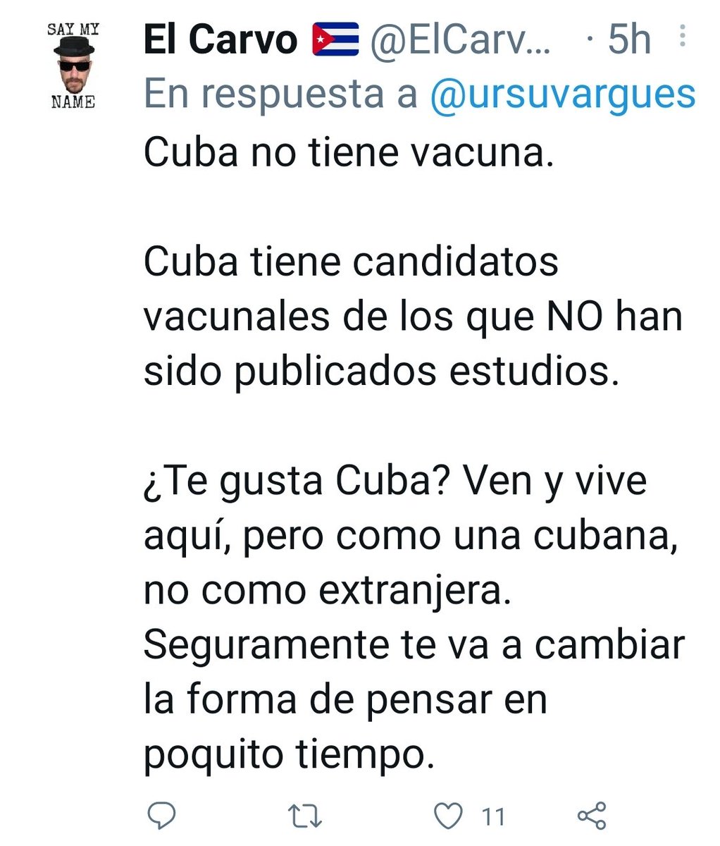 eldipypapaok's tweet photo. Los comentarios de los hermanos cubanos no tienen desperdicio..
Acá les dejo 3 nomas.. https://t.co/U2FYrbfIzI