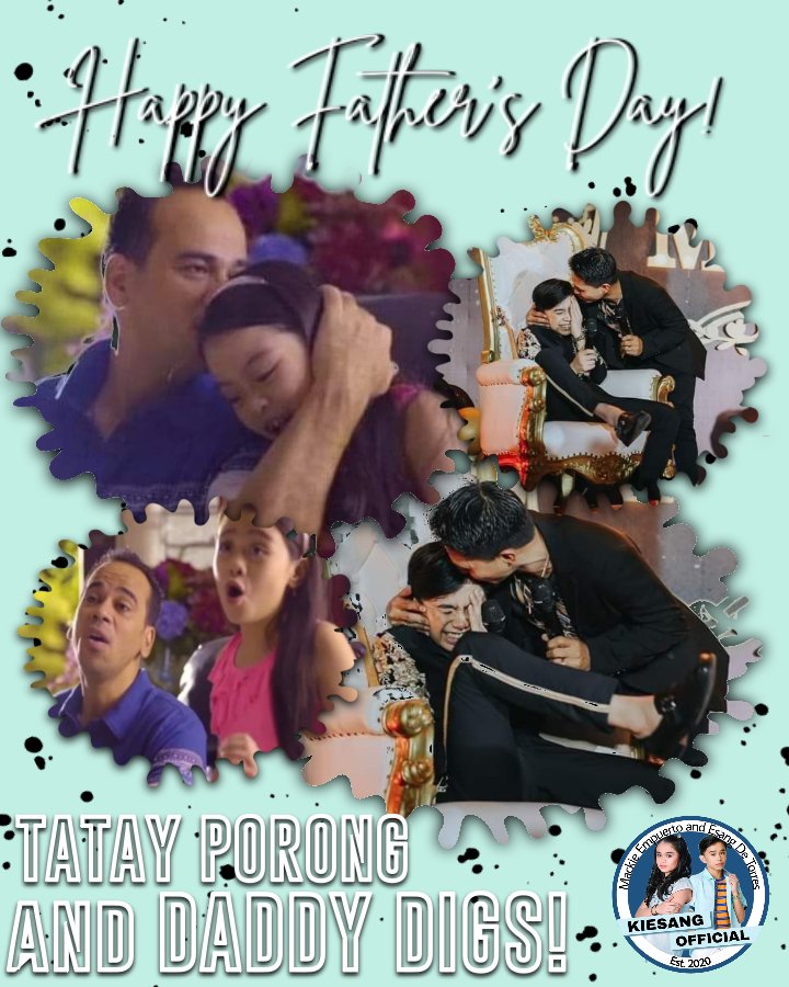 kiesangofficial's tweet photo. We have watched you raise your children over the years and think you are a fantastic father! You always do what's best for them and it's clear how much you care. We hope you have a great day!☺

Happy Father’s Day, Tatay Porong and Daddy Digs!🤗❤

#FathersDay #HappyFathersDay https://t.co/0cudCSsfSZ