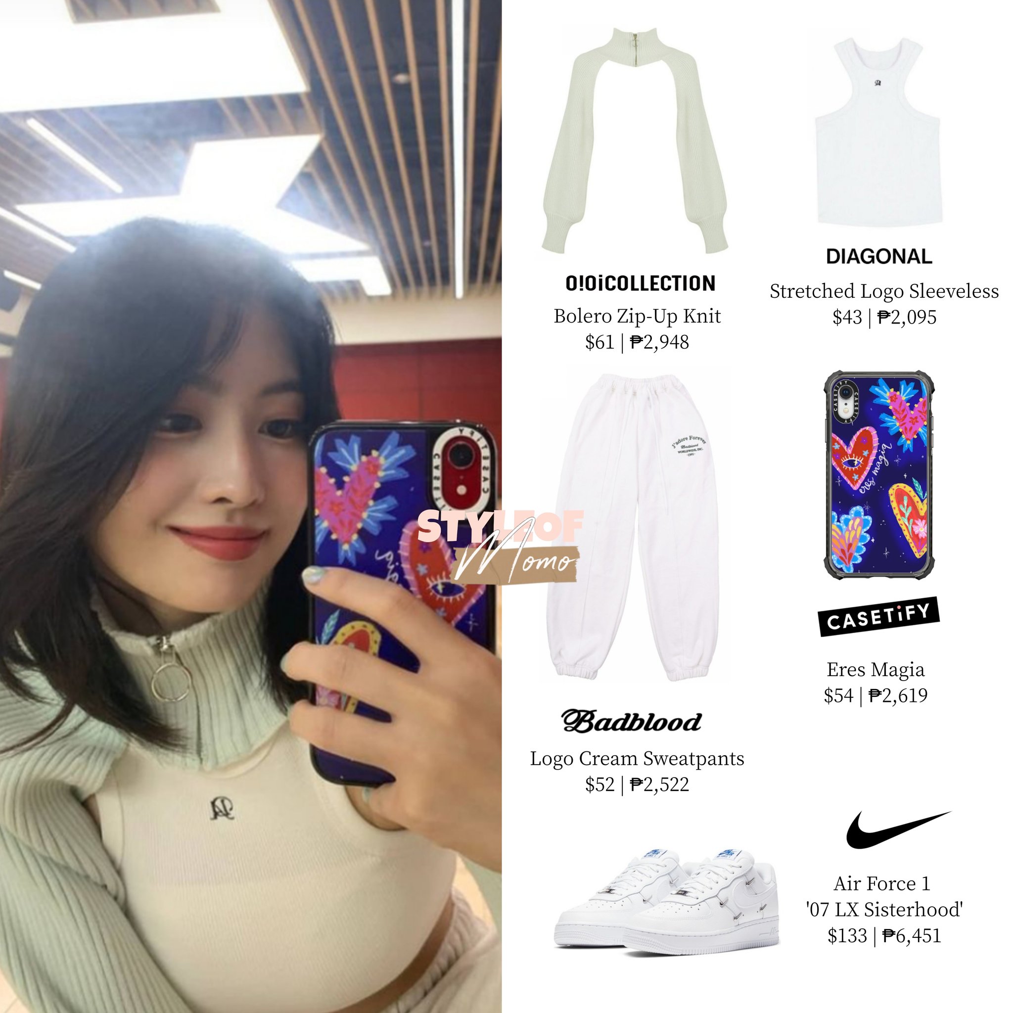 TWICE✖️ケースティファイ（Momo） TWICE✖️ケースティファイ（Momo） CASETIFY × TWICE iPhoneケース