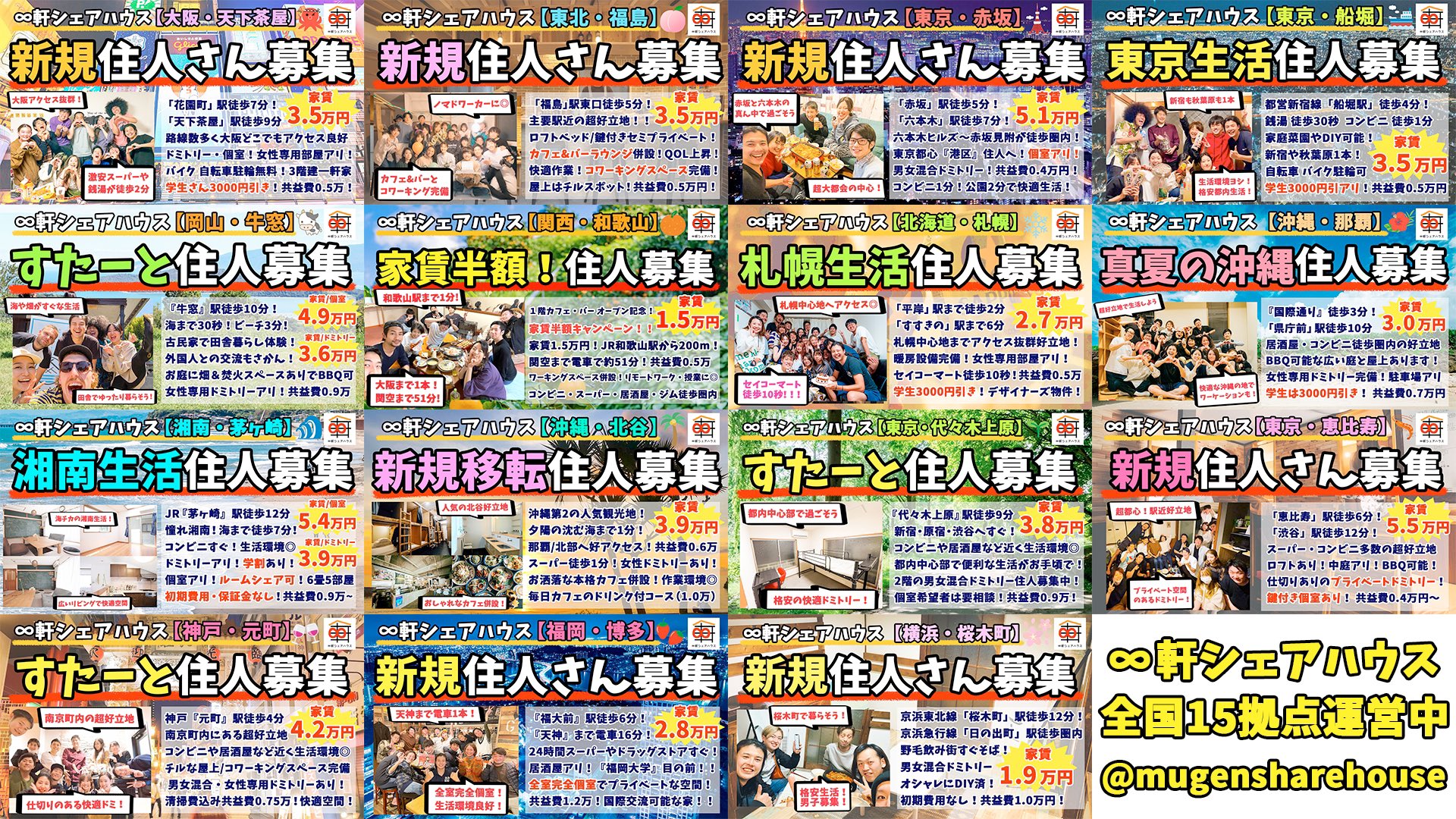 Tweets With Replies By 軒シェアハウス 全国展開中 Mugensharehouse Twitter