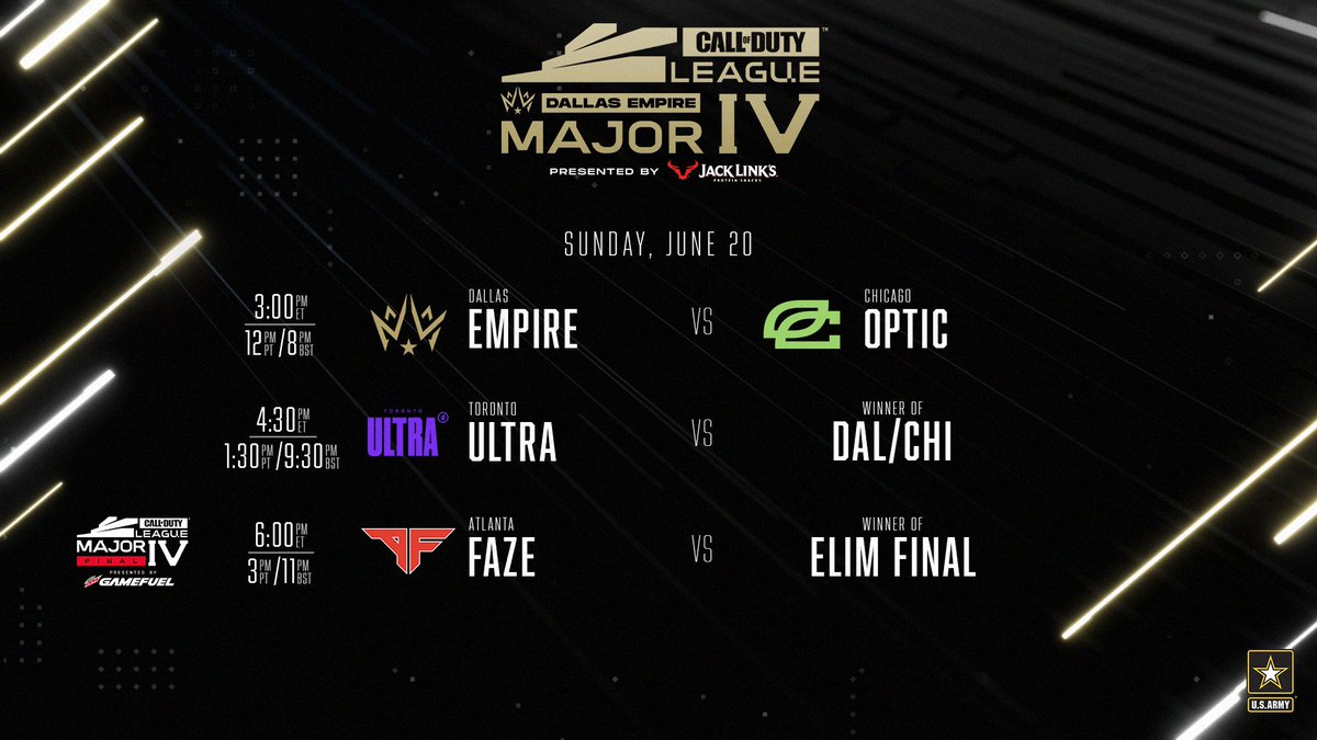 CODLeague's tweet photo. TOMORROW!

$500,000 #CDL2021 Major IV concludes with the top-4 teams trading blows until only one is left standing. https://t.co/XuZU8f2vUj