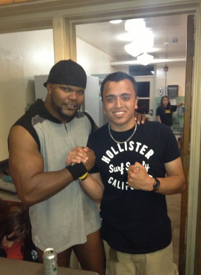 creatinjustin's tweet photo. Throwback with @swbforreal #NerdsOfWrestling #CTWE https://t.co/YQbG0Tfkto