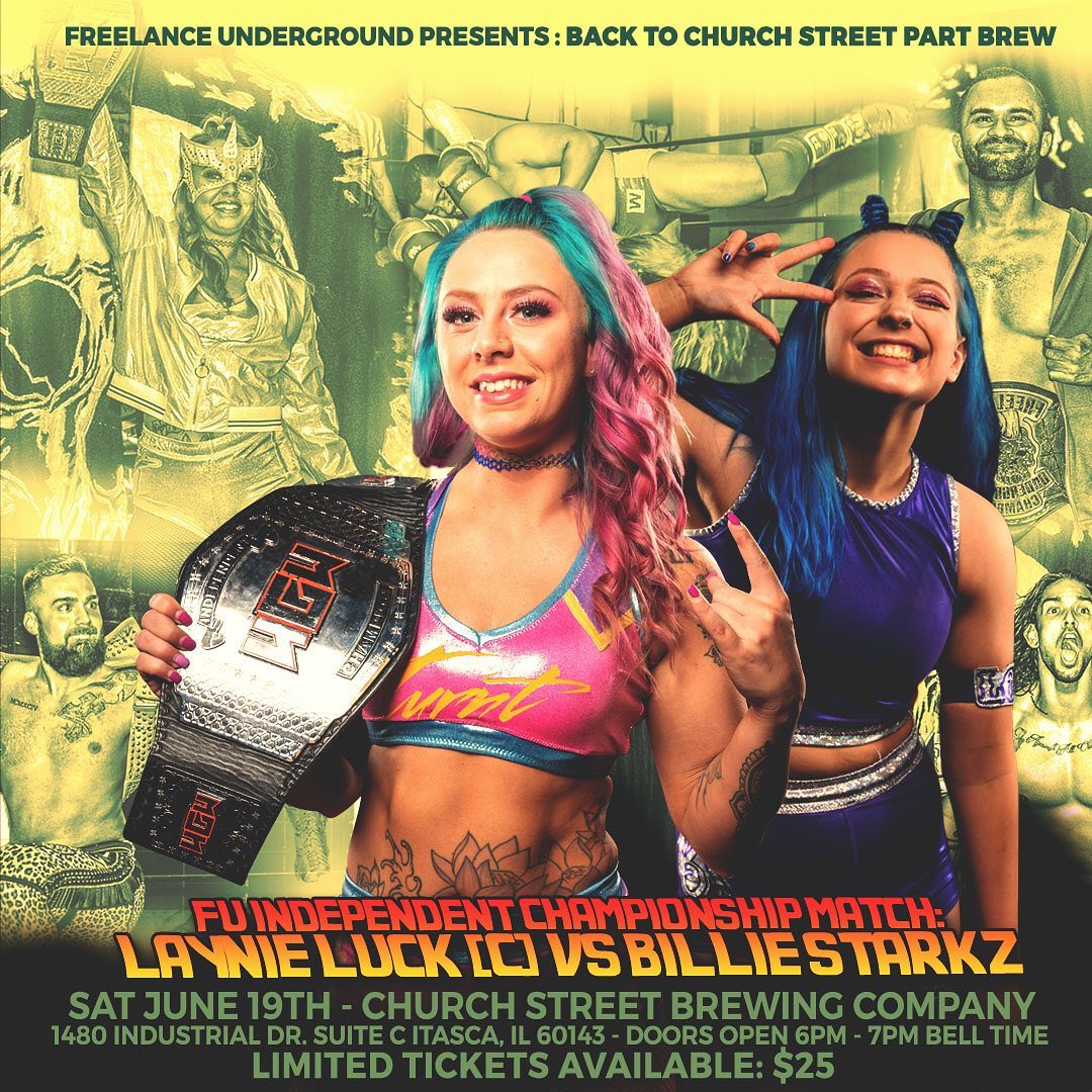 djswagerfic's tweet photo. The ladies just tore it ⬇ over at @FreelanceUndrgd #AndStill your champion 🎉 🦄 @LaynieLuck as she got the best of 🐮 #billietista @BillieStarkz now the #BSB theme continues with @ColeRadrick and his #hysteria  partner 🆚 #bangbros and #brothersoffunstruction #FUPARTBREW https://t.co/jVIleyz4qd